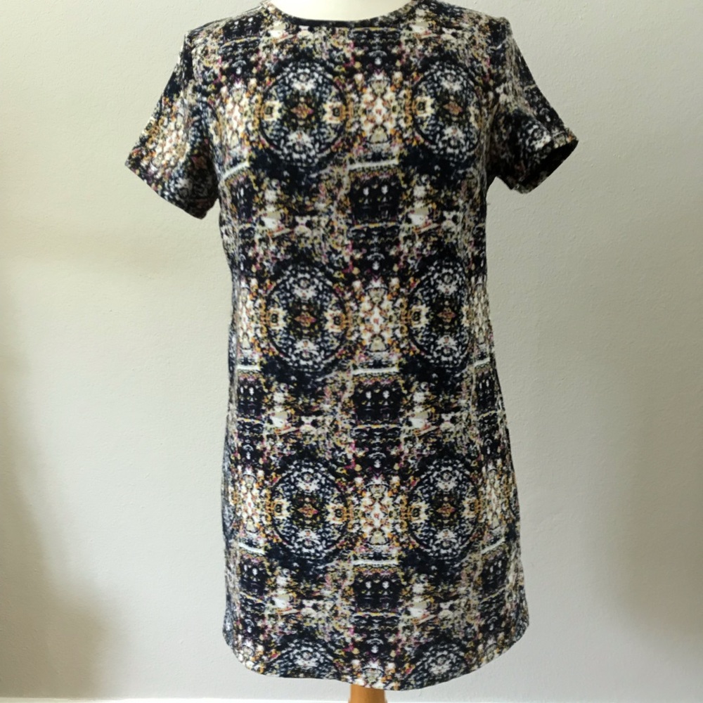 Multi-color Tunic Short Sleeve